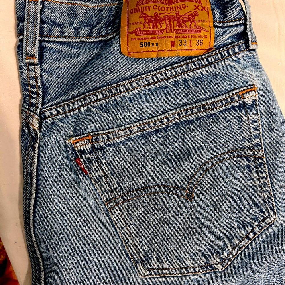 Vintage light wash Levi’s